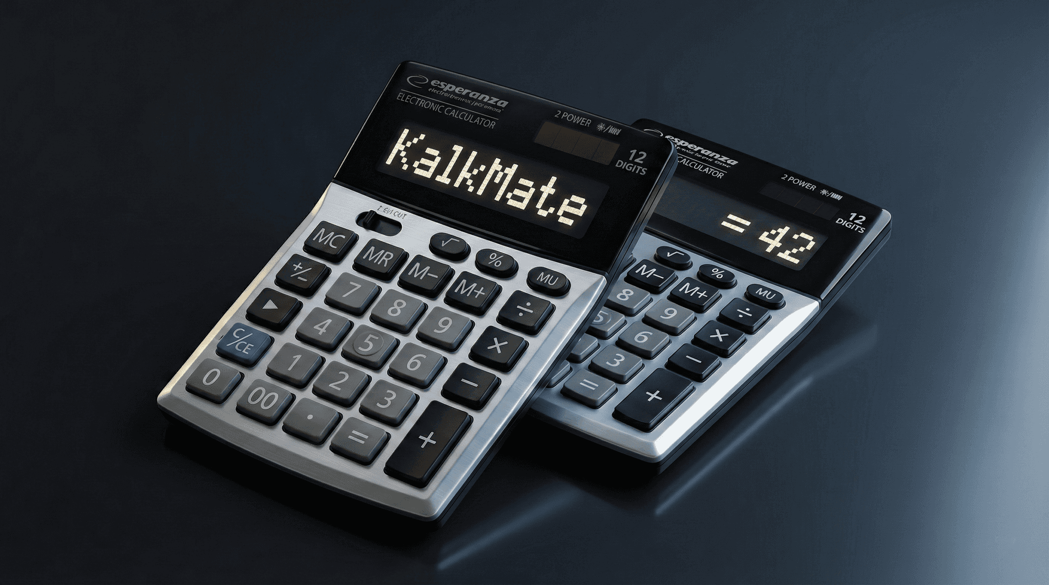 KalkMate — kalkulator prosty z ukrytą kamerą i AI